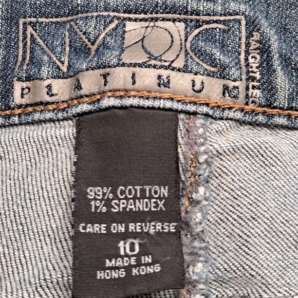 New York & Co. Women's Straiht Leg Denim Jeans Size 10 - Picture 3 of 3